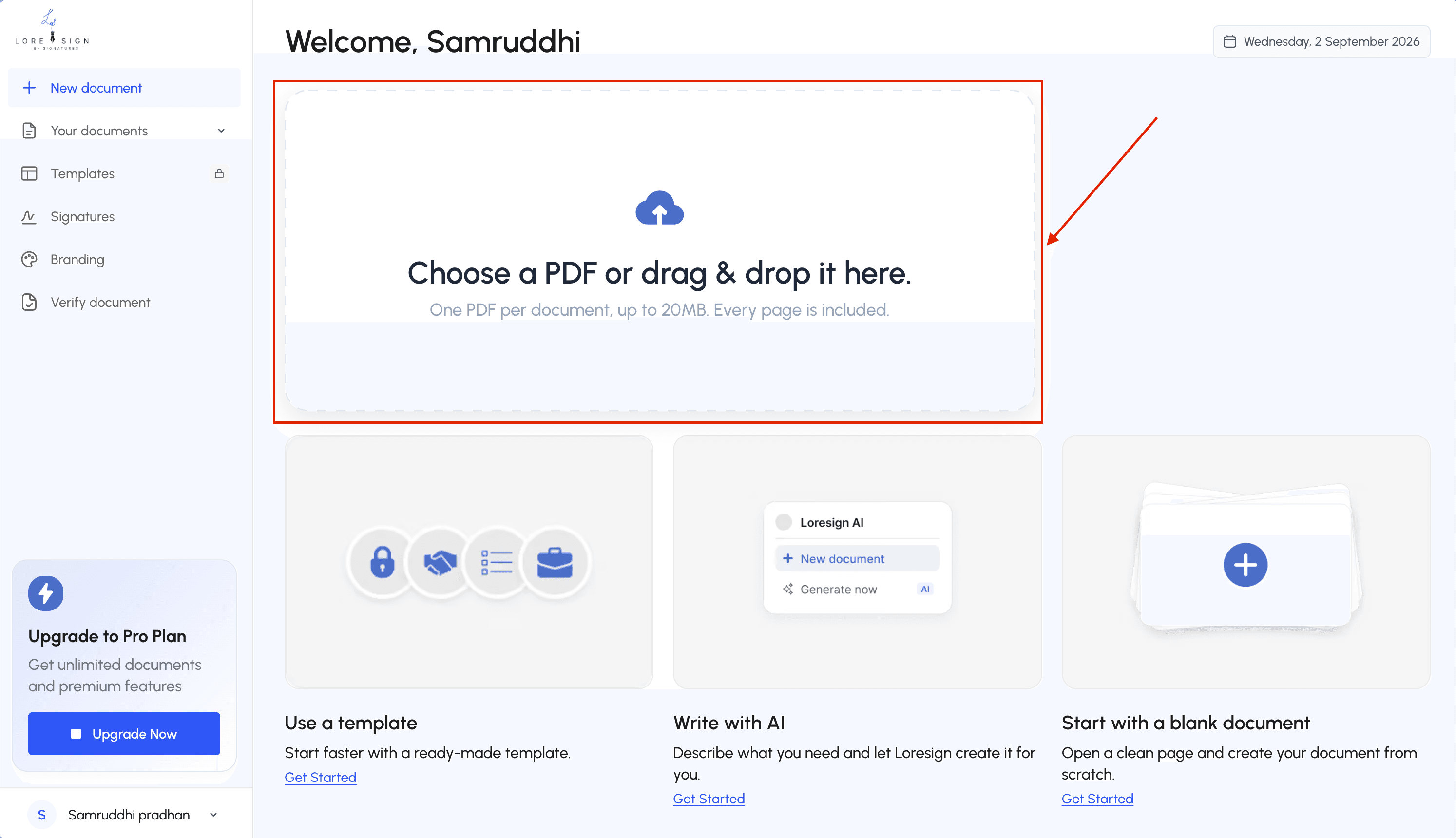 choose pdf